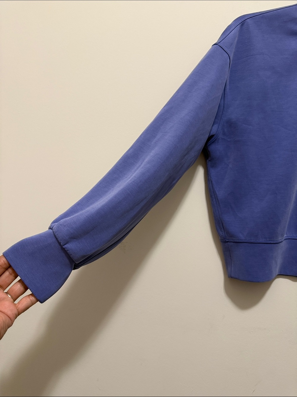 lululemon athletica Cropped Crewneck Sweatshirt - Periwinkle - Picture 3 of 7
